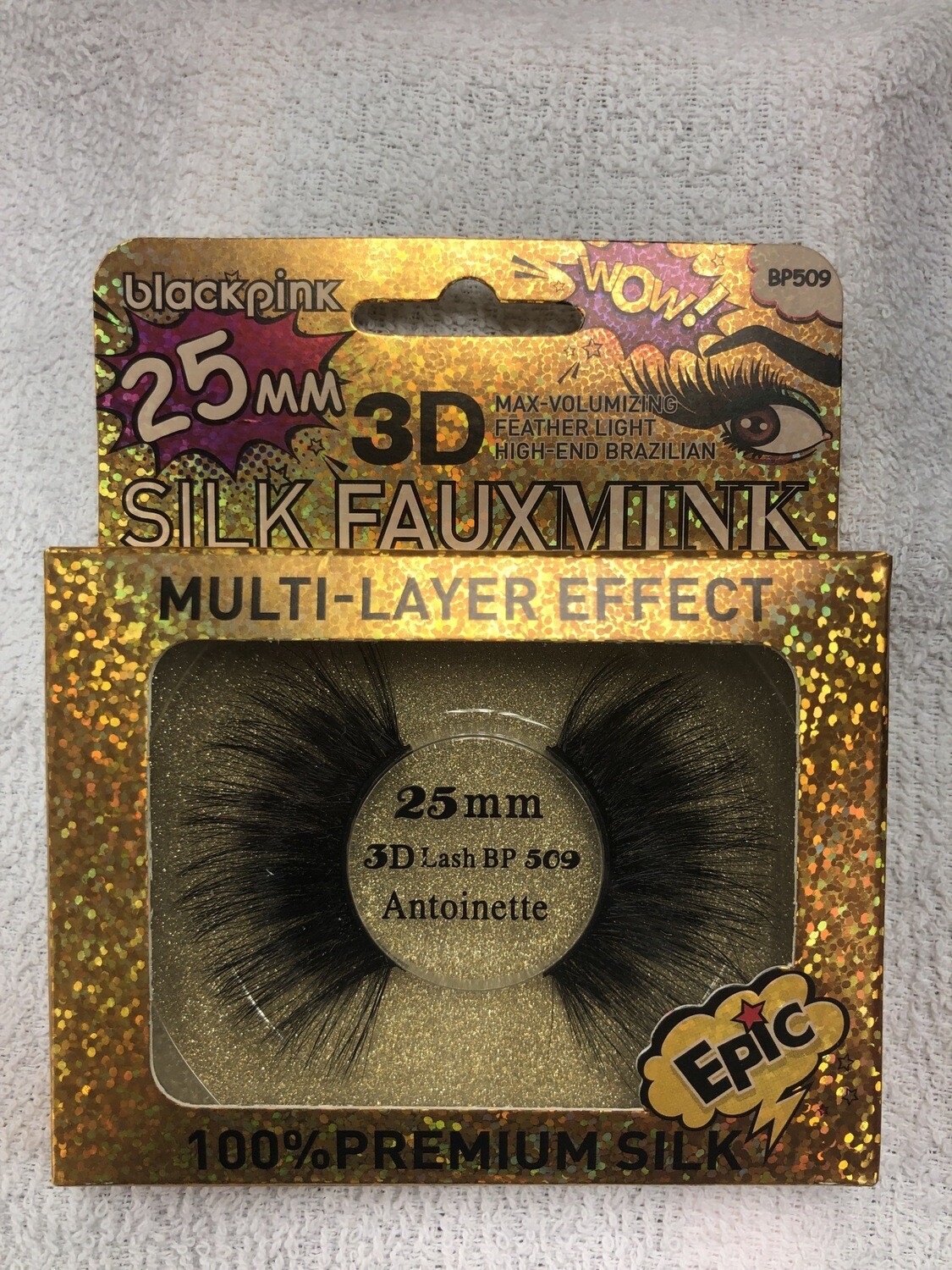 Blackpink 25mm 3D Silk Faux Mink Lashes BP509