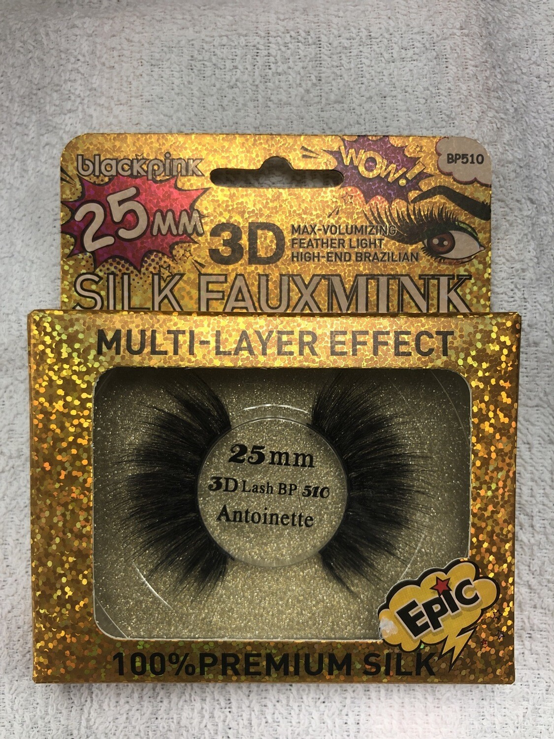 Blackpink 25mm 3D Silk Faux Mink Lashes BP510
