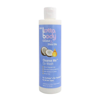 LottaBody With Coconut &amp; Shea Oils Cleanse Me Co-Wash 10.1oz