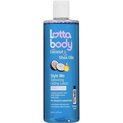 LottaBody With Coconut &amp; Shea Oils Style Me Texturizing Setting Lotion Ready To Use 12oz
