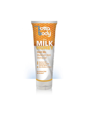 LottaBody With Milk &amp; Honey Hold Me Maximum Hold Styling Gel 8.4oz