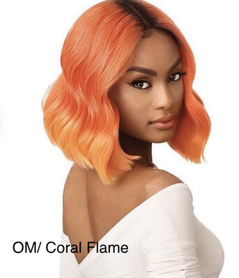 Outre Color Bomb Synthetic Swiss Lace Front Wig - Jhalay
