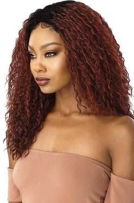 Outre Synthetic 5" Deep L-Part Swiss Lace Front Wig - MIRENA