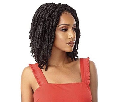 Outre X-Pression Twisted Up Synthetic 4x4 Lace Front Braid Wig STRAIGHT BOMB TWIST 14"