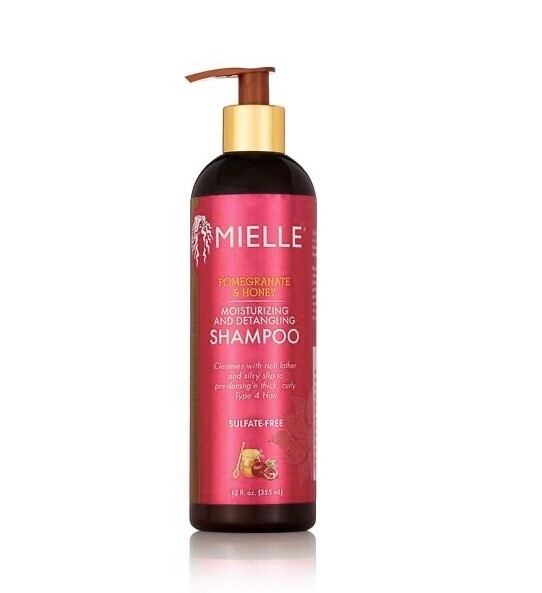 MIELLE POMEGRANATE &amp; HONEY MOISTURIZING AND DETANGLING SHAMPOO 12oz