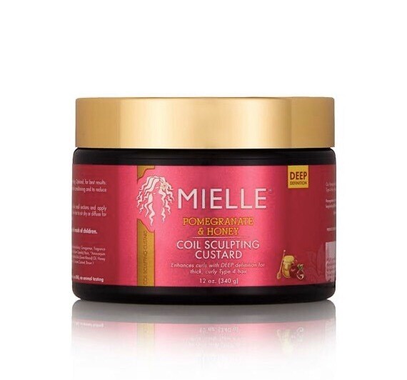 MIELLE POMEGRANATE &amp; HONEY COIL SCULPTING CUSTARD 12oz