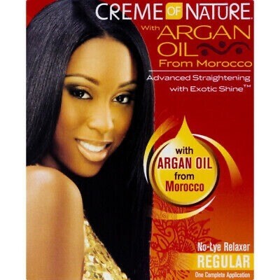 Creme Of Nature Argan Oil No-lye Relaxer- Regular Strength
