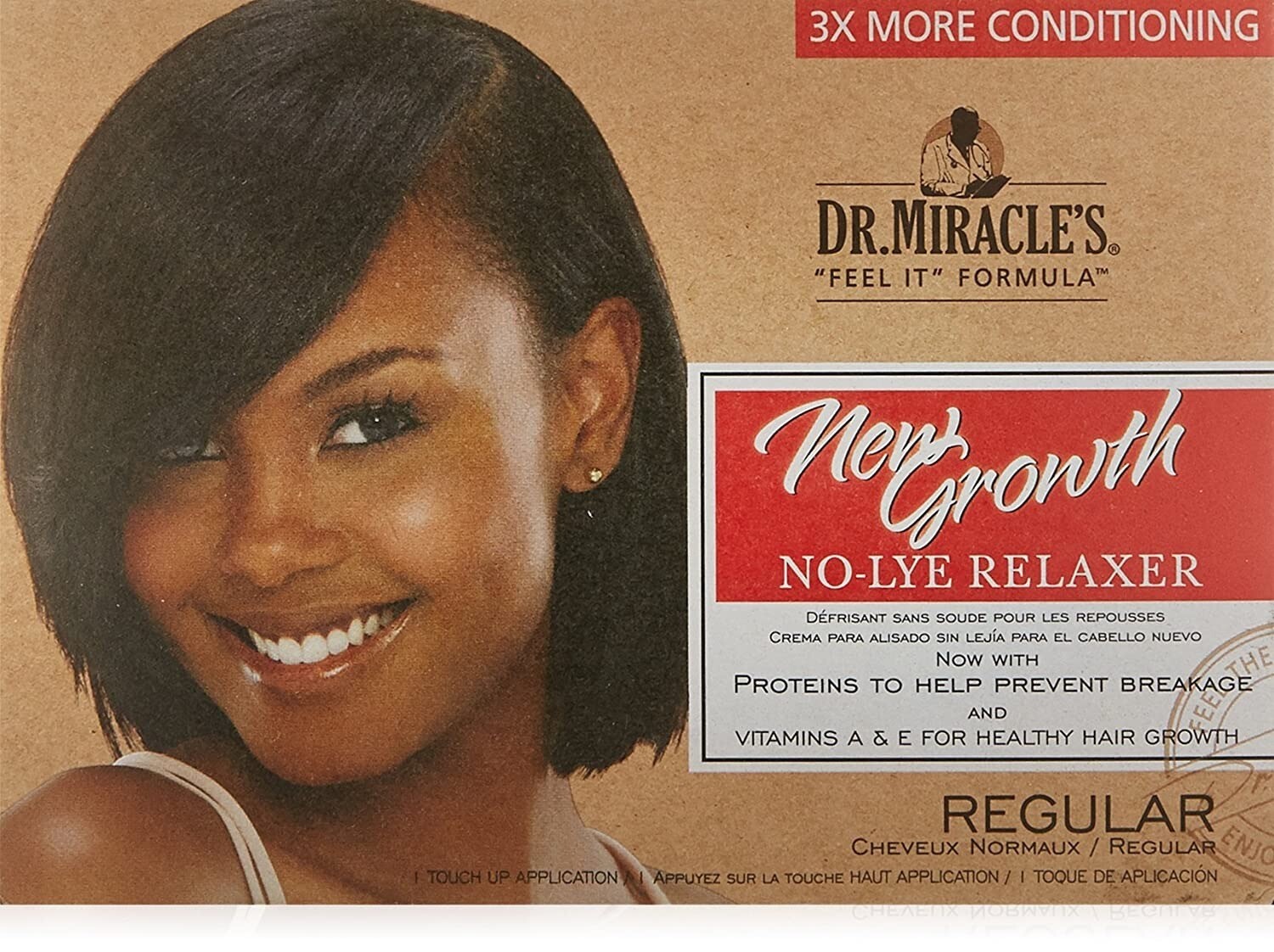 De.miracles New Growth No- Lye Relaxer- Regular