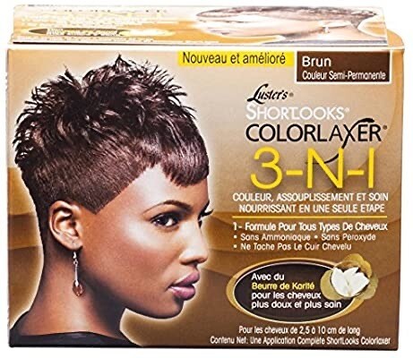 Lusters Short looks Colorlaxer 3-N-1 Color, Relax &amp; Condition - Stable Brown