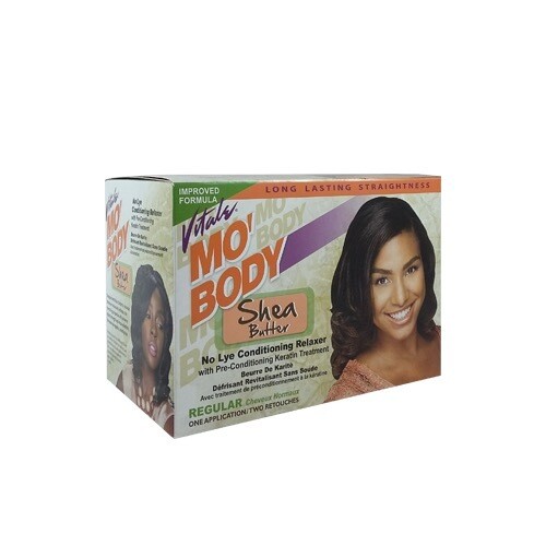 Vitale Mo’ Body Shea Butter No Lye Conditioning Relaxer W/ Pre-conditioning Keratin Treatment- Regular