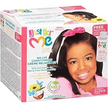 Just For Me No-lye Conditioning Creme Relaxer Kit - Super