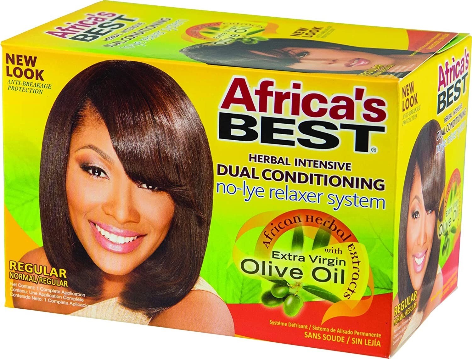 Africa’s Best Herbal Intensive Dual Conditioning No-lye Relaxer System- Regular