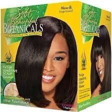 Soft &amp; Beautiful Botanicals No-lye Sensitive Scalp Relaxer- Coarse 