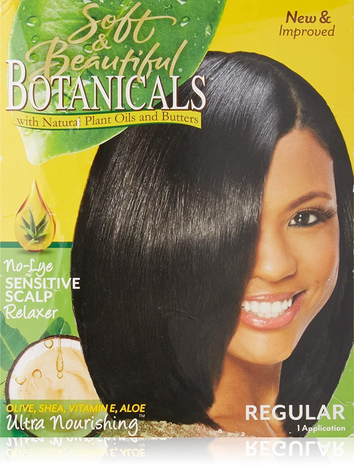 Soft &amp; Beautiful Botanicals No-lye Sensitive Scalp Relaxer- Regular