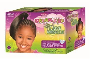 African Pride Dream Kids Olive Miracle Anti Breakage No-lye Creme Relaxer System