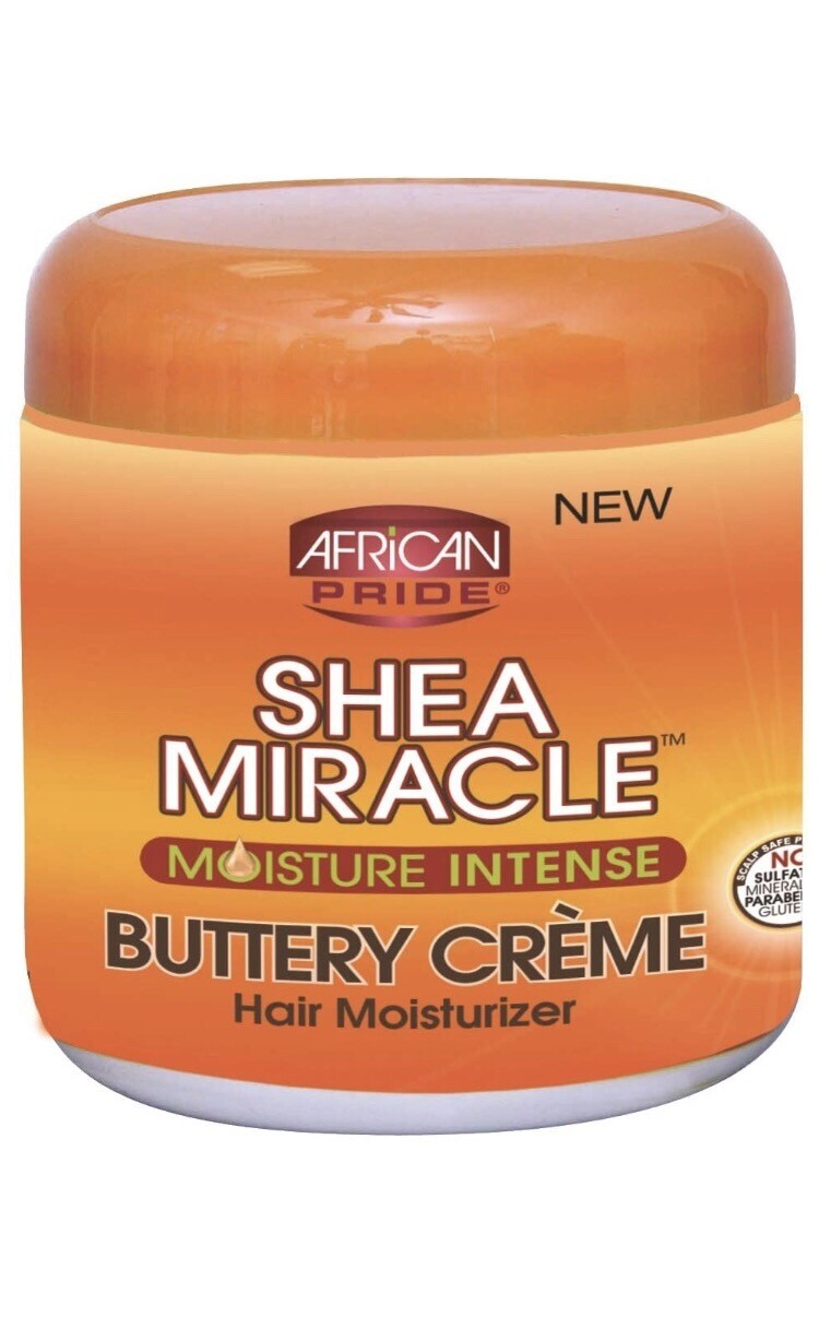 African Pride Shea Butter Miracle Buttery Creme 6oz