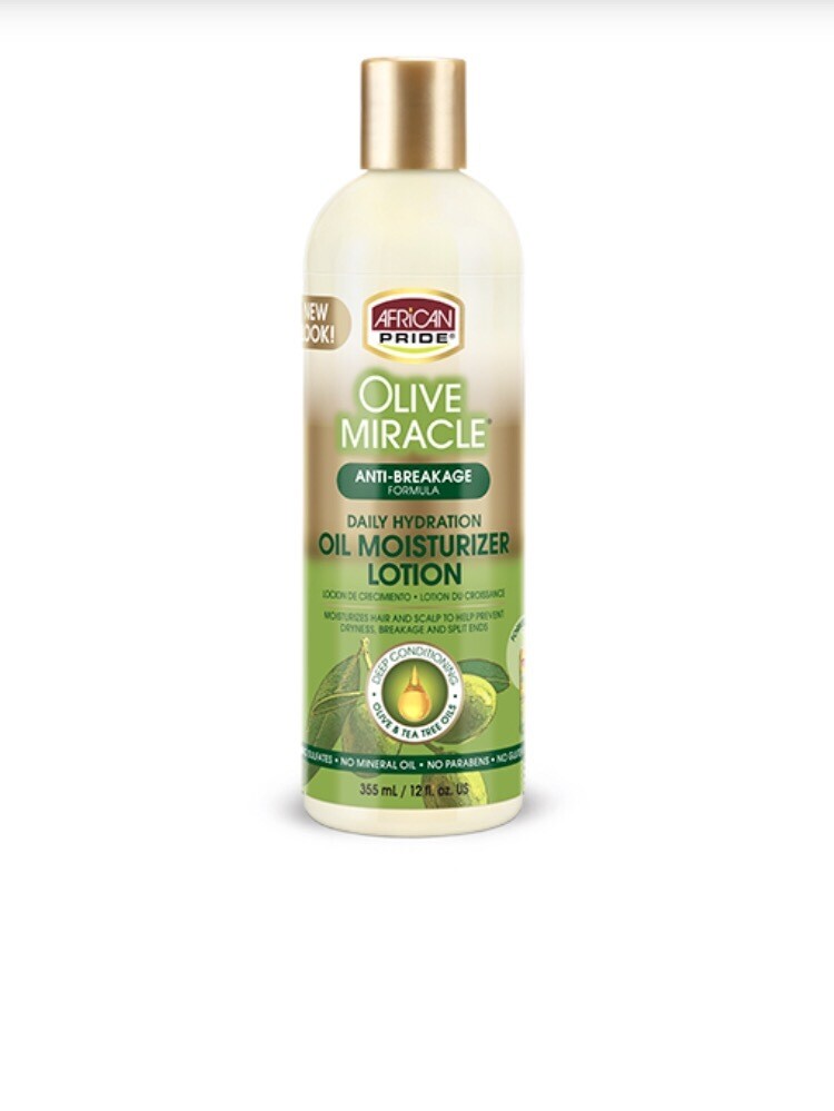 African Pride Olive Miracle Oil Moisturizer Lotion 12oz