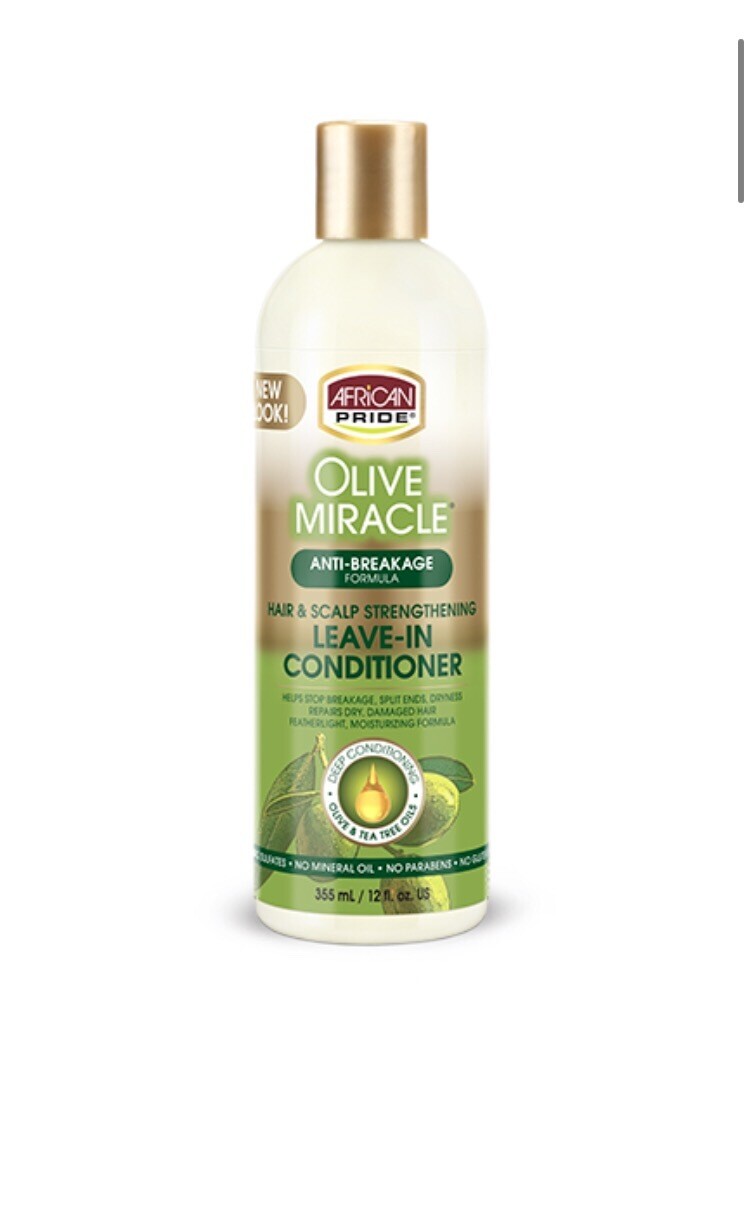 African Pride Olive Miracle Leave In Conditioner 12oz