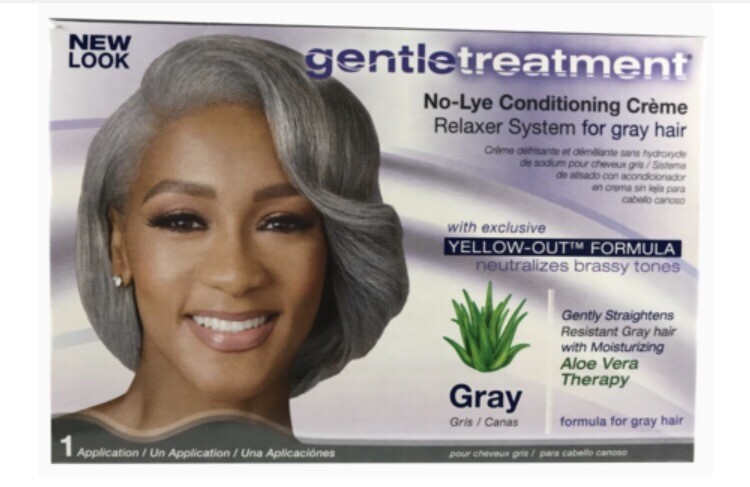 Gentle Treatment No-Lye Conditioning Creme Relaxer Gray