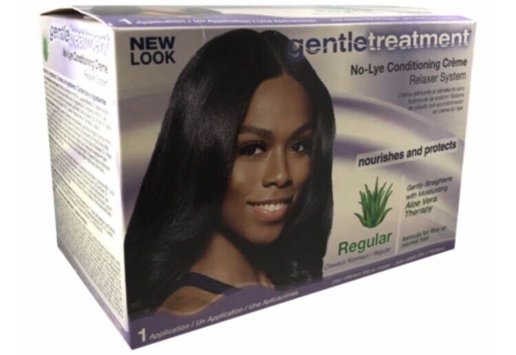 Gentle Treatment No-Lye Conditioning Creme Relaxer Gray