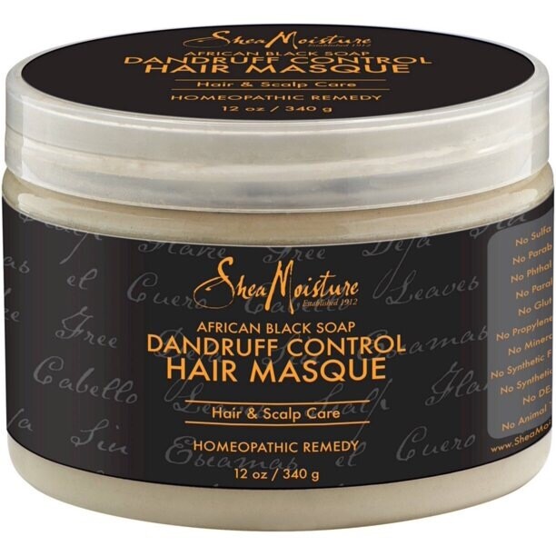 SheaMoisture African Black Soap Dandruff Control Hair Mask 12oz