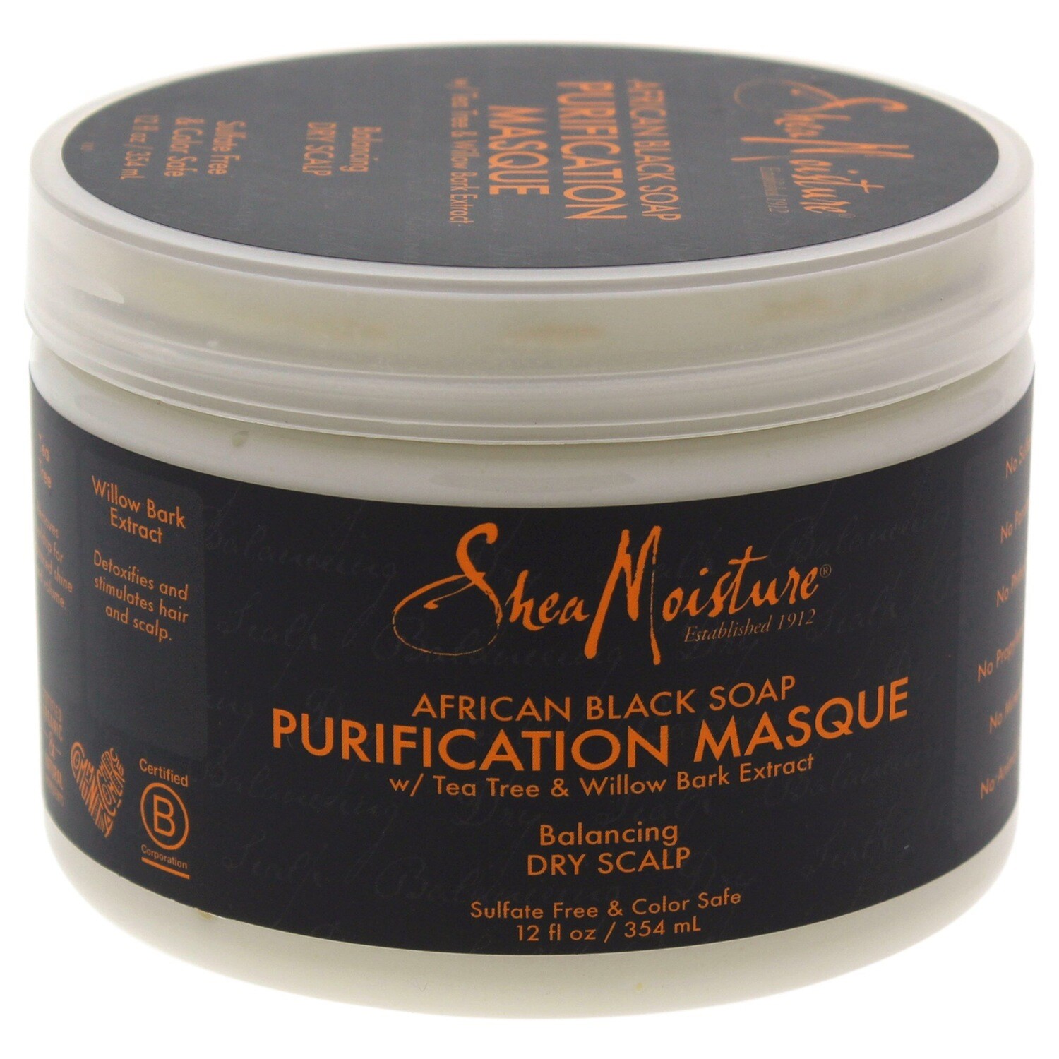 SheaMoisture African Black Soap Purification Masque 12oz