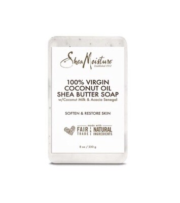 SheaMoisture 100% Virgin Coconut Oil Shea Butter Soap 8oz