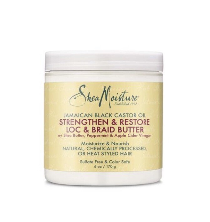 SheaMoisture Jamaican Black Castor Oil Strengthen &amp; Restore Moisture Twist And Loc Butter 6oz
