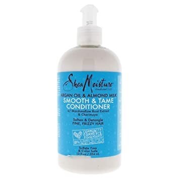 SheaMoisture Argan Oil &amp; Almond Milk Smooth &amp; Tame Conditioner 13oz