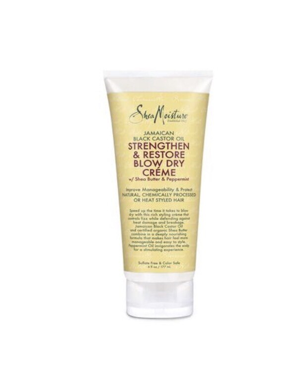 SheaMoisture Jamaican Black Castor Oil Strengthen &amp; Restore Blow Dry Créme 6oz