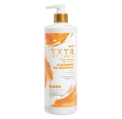 Cantu TXTR Color Treated Hair + Curls Cleansing Oil Shampoo 16 oz