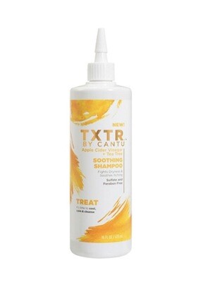 Cantu TXTR Apple Cider Vinegar + Tea Tree Soothing Shampoo 16 oz