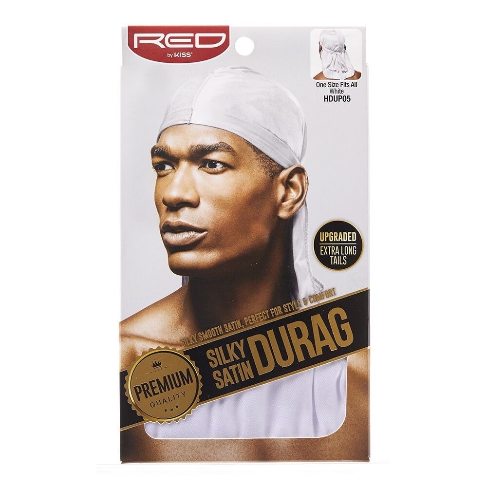 Silky Satin Durag - White