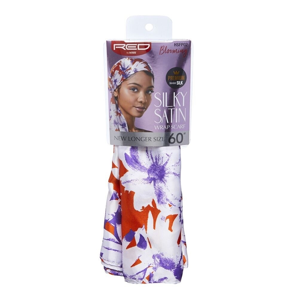 Silky Satin Wrap Scarf 60”
