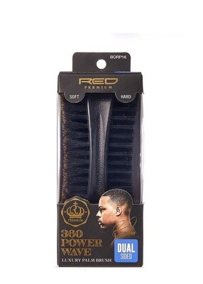 Premium Dual-Sided 360 Pocket Luxury Wave Palm Brush Soft/Hard