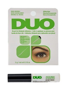 DUO Brush On StripLash Adhesive Waterproof Eyelashes glue - White/Clear
