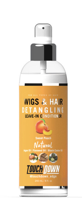 Touch Down WIG &amp; HAIR Detangler | Sweet Peach 8oz