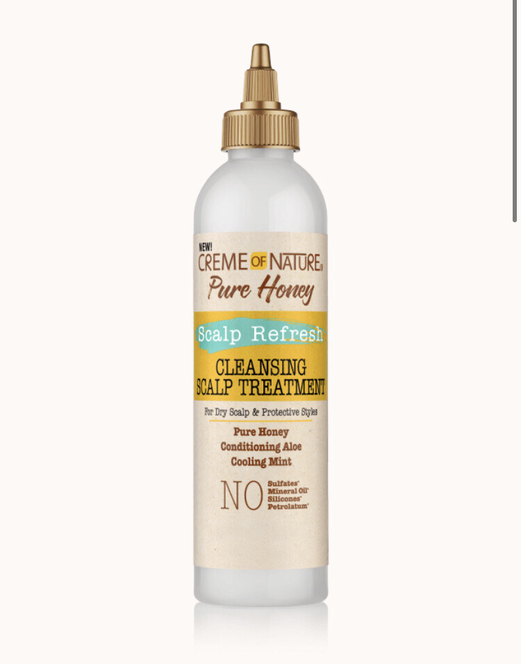 Creme Of Nature Pure Honey Scalp Refresh CLEANSING SCALP TREATMENT 8oz