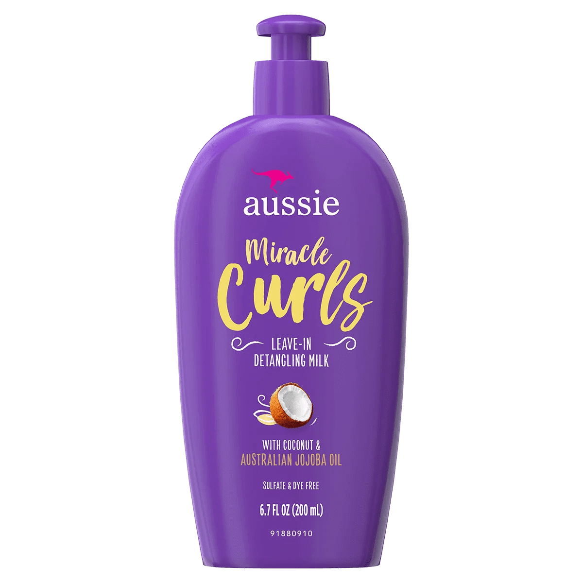 Aussie Miracle Curls Leave In Detangling Milk 6.7oz