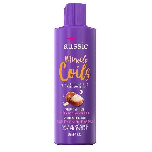 Aussie Miracle Coils Sulfate Free Shampoo 8oz