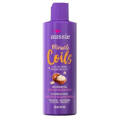 Aussie Miracle Coils Sulfate Free Shampoo 8oz