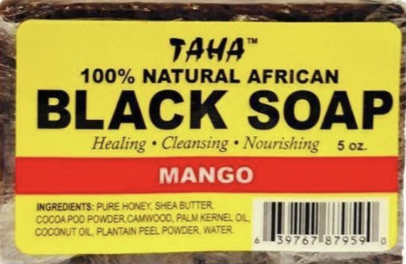 Taha Black Soap (Mango)