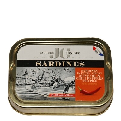 *Sardines  with Chili Peppers