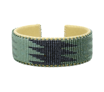 Etkie Ocean Glass Cuff Bracelet