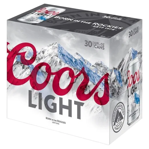 Coors Light 30 Pack (Can)
