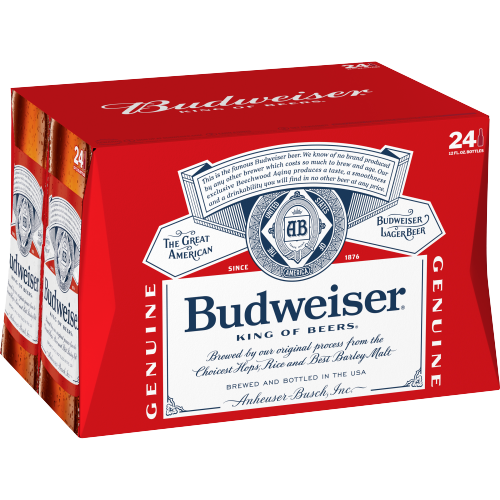 Budweiser 24 Pack (Bottle)