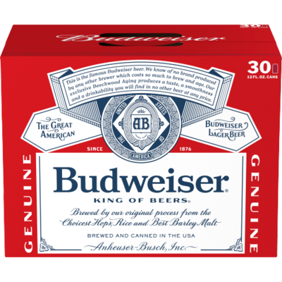 Budweiser 30 Pack (Can)