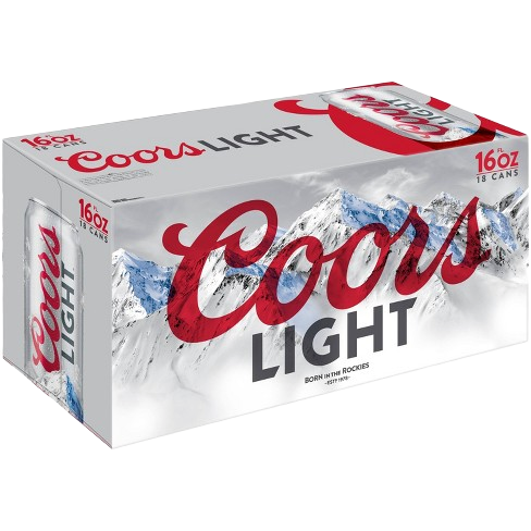 Coors Light 16oz 18Pack (Can)