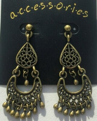 Indian Bell Dangly Earrings