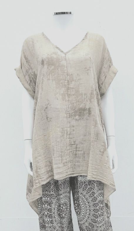 Beige Cotton Top/Dress